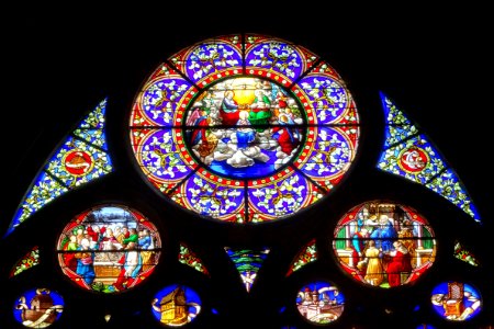 Stained Glass Glass Window Material photo