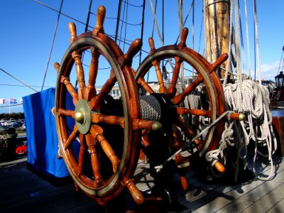 Wheel Sailing Ship Vehicle Ship