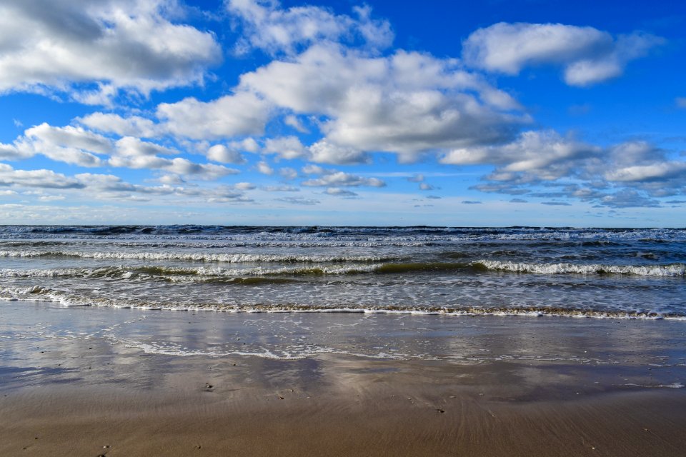 Sea Sky Cloud Shore