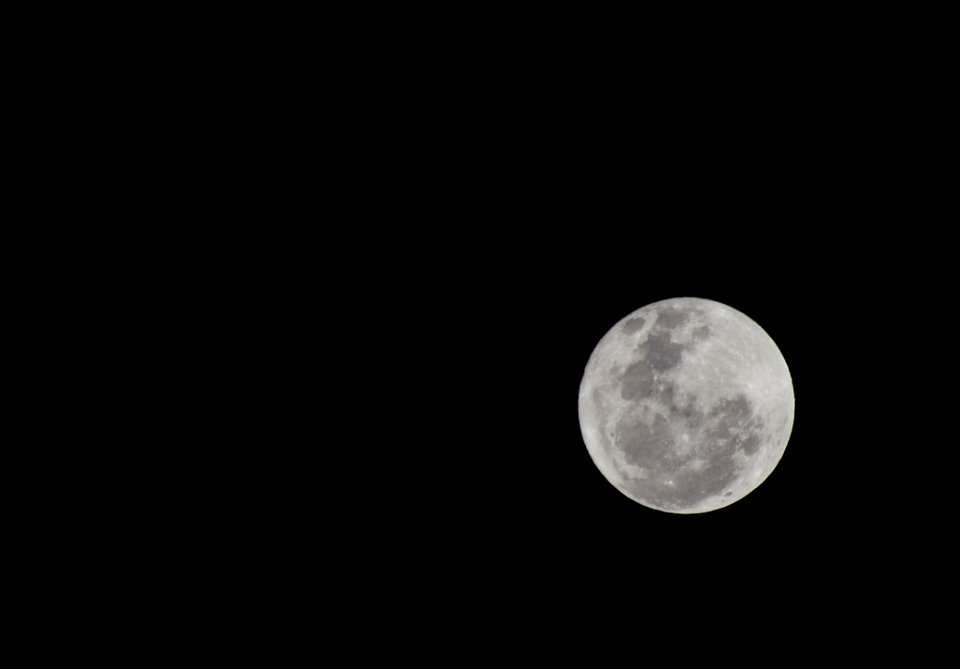 Moon Night Atmosphere Sky