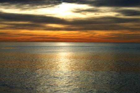 Horizon Sky Sea Calm photo