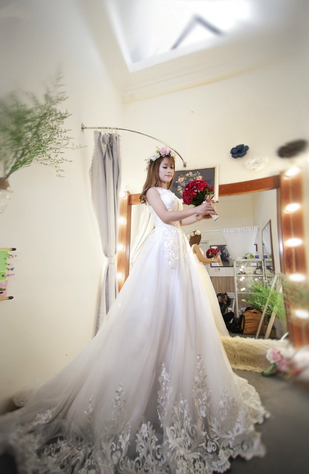 Gown Wedding Dress Dress Bride photo