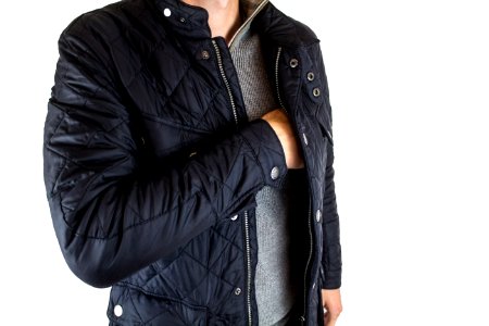 Jacket Hood Sleeve Coat photo