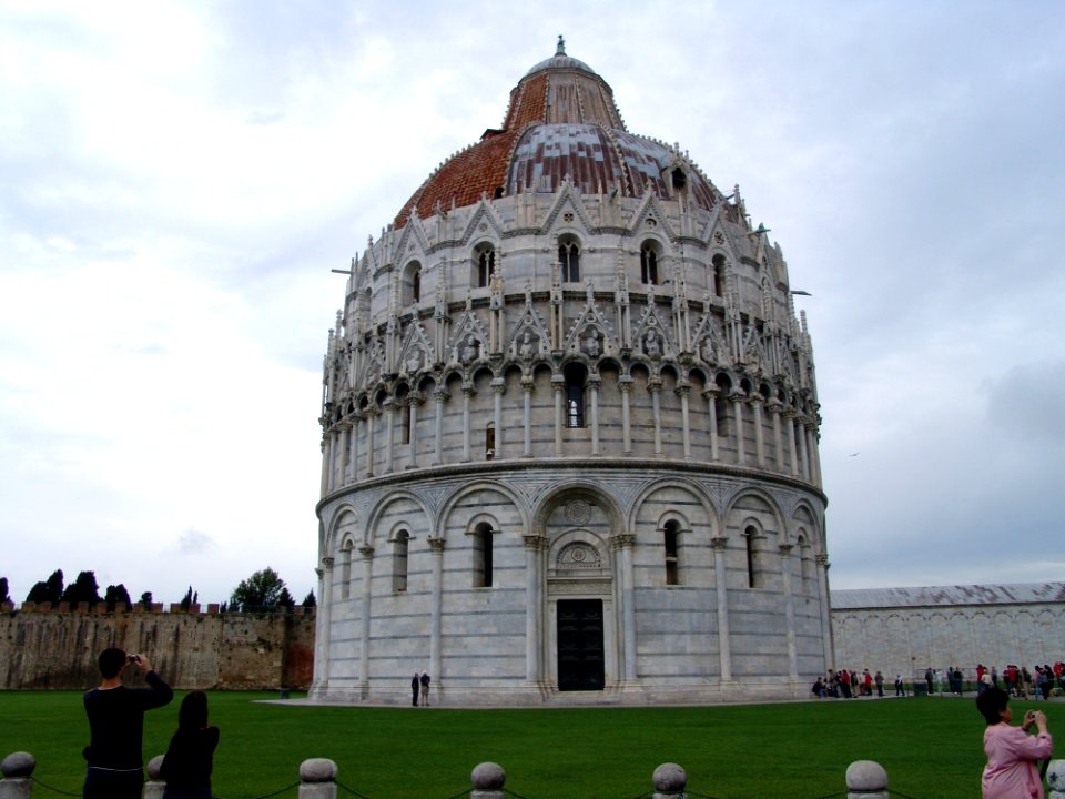 Historic Site Landmark Baptistery Medieval Architecture