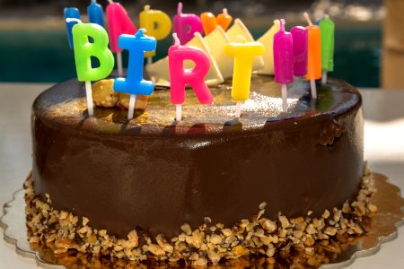 Cake Chocolate Cake Dessert Birthday Cake photo