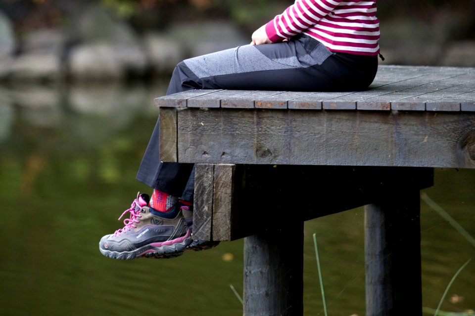 Footwear Sitting Shoe Grass