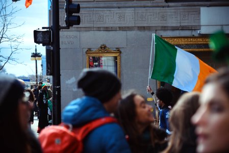 Group Of People Gathering On Road Near Building photo