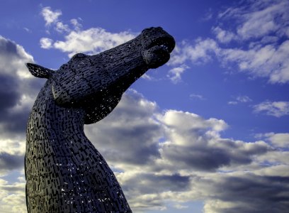 Low Angle Photo Of Horse Statue