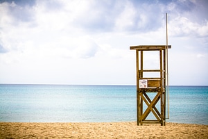 Lifeguard on duty tower recovery tower photo