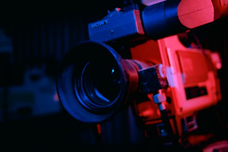 Close-up Photography Of Video Camera