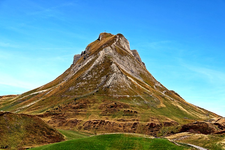 Mountainous Landforms Sky Mountain Highland photo