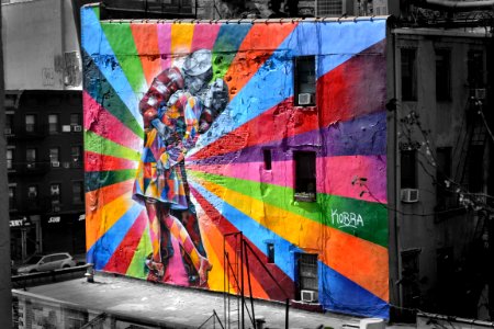 Wall Street Art Art Mural photo