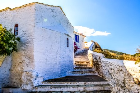 Blue Sky Wall Village