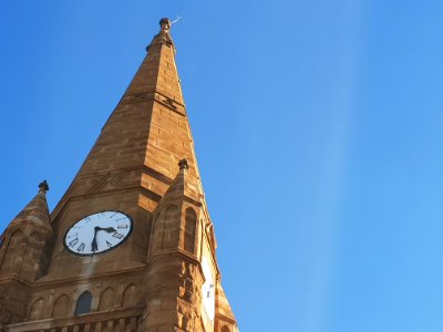 Photo Of Brown Clock Tower