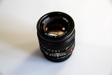 Photo Of Black Zoom Lens On White Surface