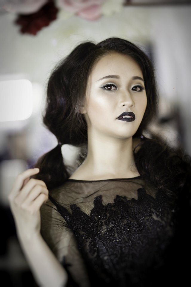 Black Photograph Beauty Lady photo