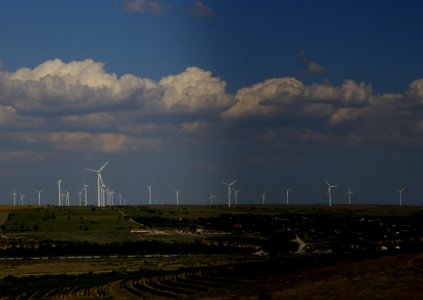 Wind Farm Sky Windmill Wind Turbine