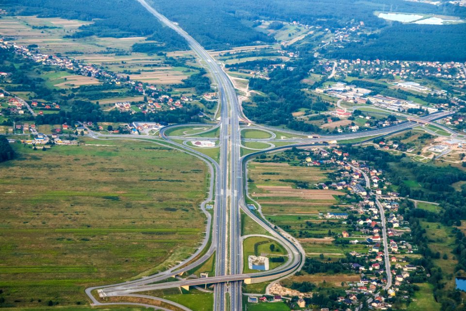 Road Aerial Photography Highway Birds Eye View