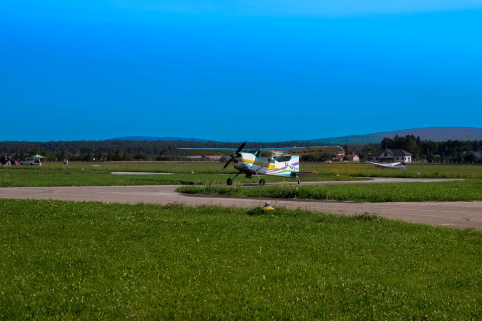 Sky Grassland Field Plain