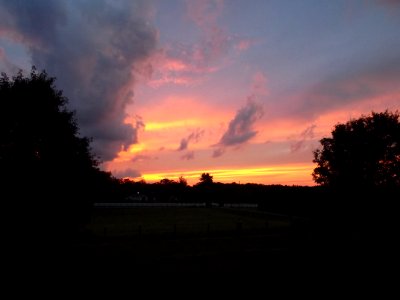 Sky Cloud Atmosphere Afterglow photo