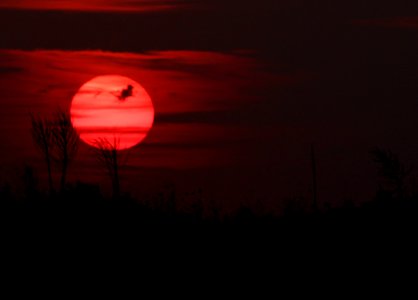 Red Sky Atmosphere Phenomenon