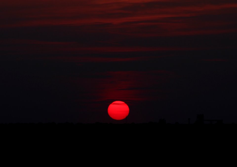 Sky Red Atmosphere Daytime