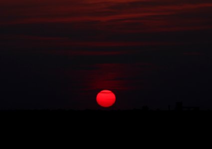 Sky Red Atmosphere Daytime