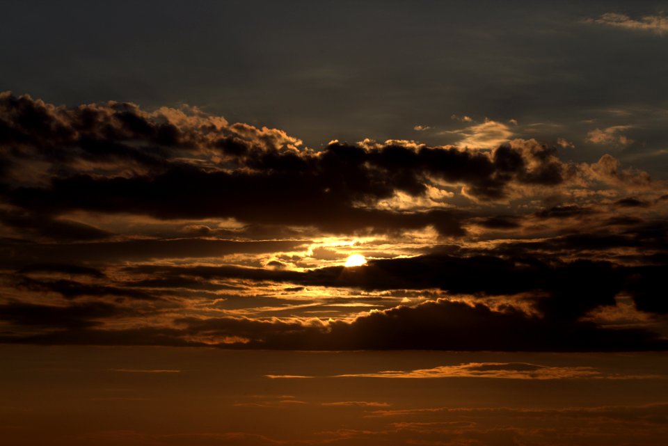 Sky Horizon Sunset Afterglow