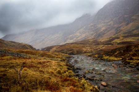 Highland Loch Wilderness Mountainous Landforms photo