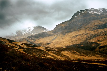 Highland Mountainous Landforms Mountain Sky