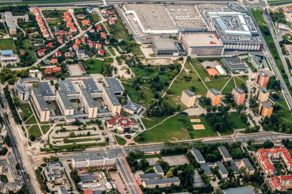 Aerial Photography Suburb Urban Area Birds Eye View