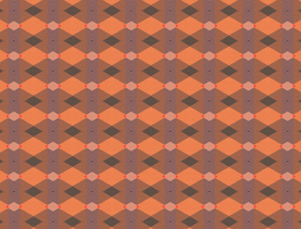 Pattern Brown Orange Design