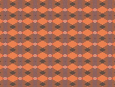 Pattern Brown Orange Design