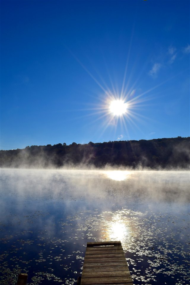 Sky Reflection Water Morning