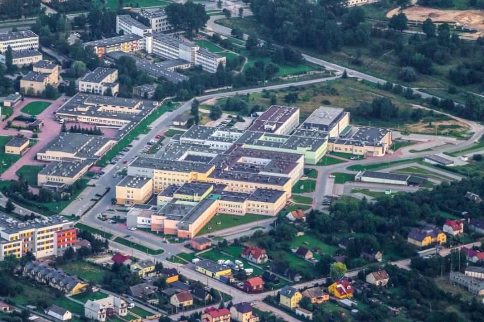 Urban Area Aerial Photography Birds Eye View City