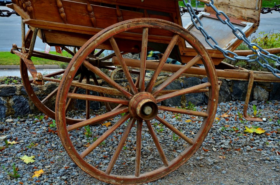 Wheel Spoke Wagon Cart photo