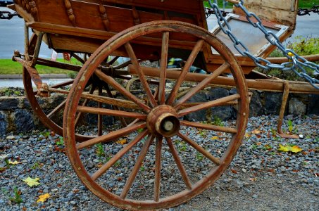 Wheel Spoke Wagon Cart photo