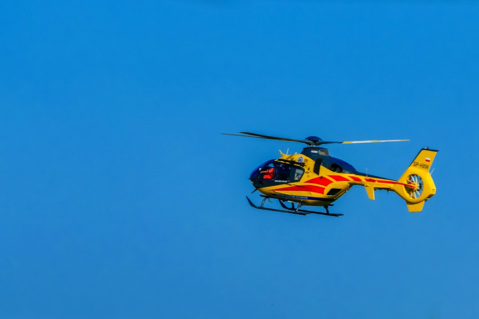 Helicopter Helicopter Rotor Rotorcraft Yellow