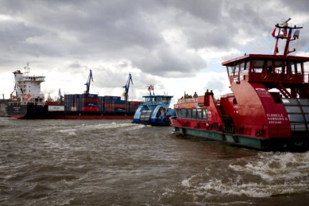 Container Ship Water Transportation Waterway Ship