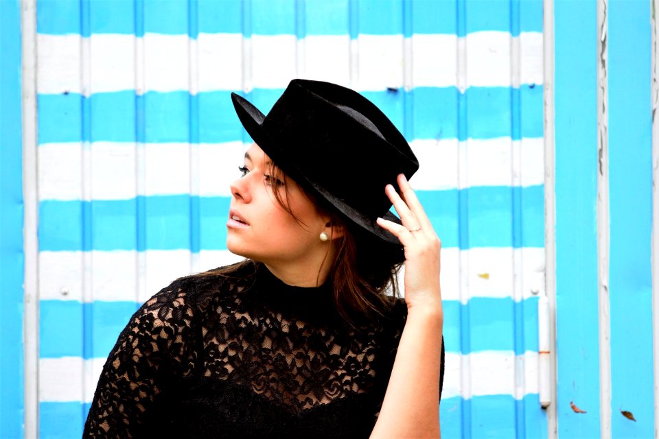 Blue Fashion Accessory Headgear Hat