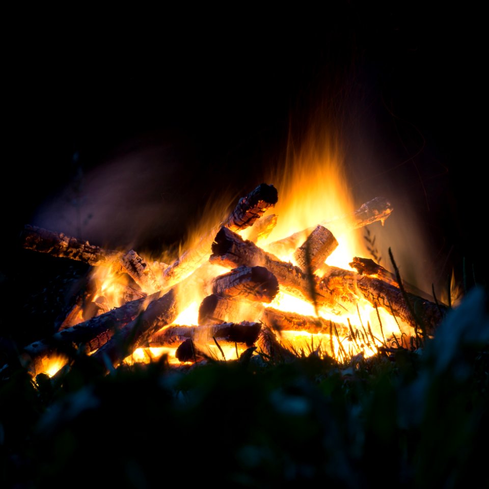 Fire Campfire Bonfire Flame