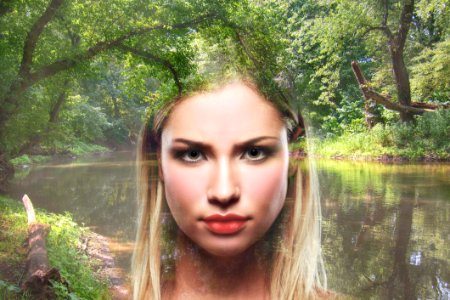 Beauty Tree Eye Girl