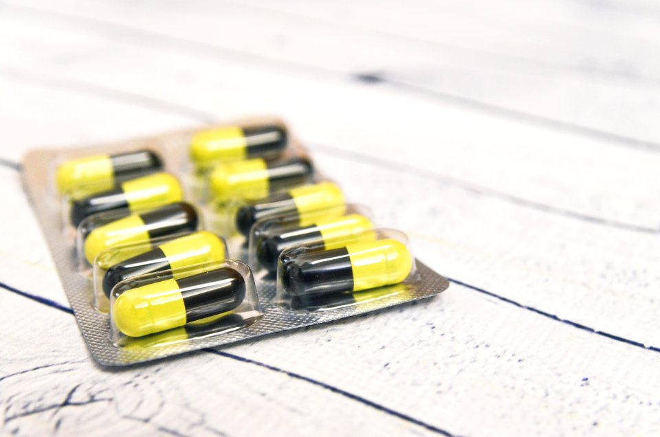 Yellow Drug Product Pill