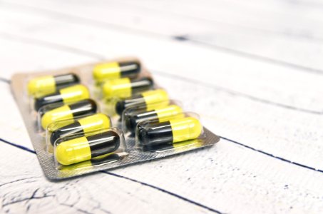 Yellow Drug Product Pill photo