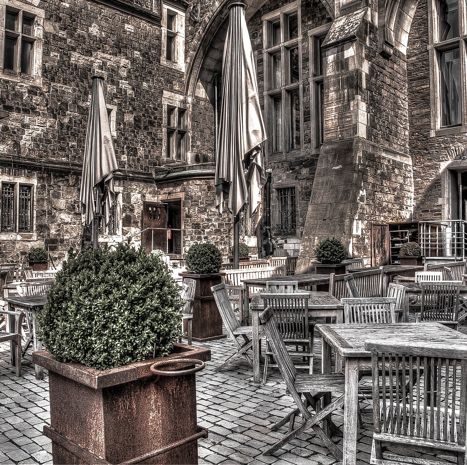 Restaurant beer garden aachen
