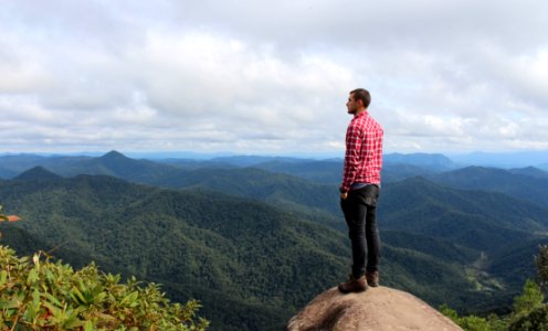 Mountainous Landforms Ridge Mountain Sky