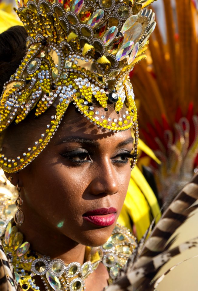 Carnival Yellow Samba Tradition