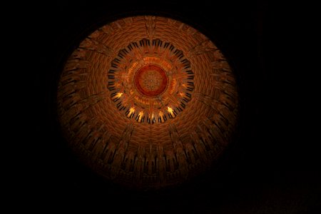 Dome Circle Symmetry Carving