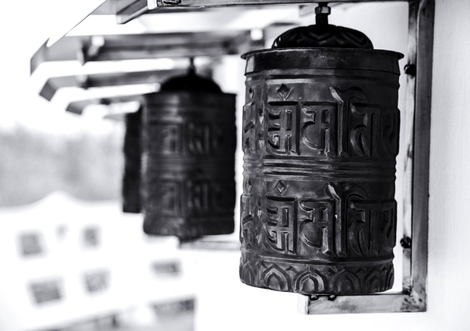 Black Steel Bells In Shallow Photography