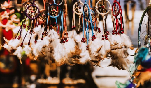 Assorted-color Dreamcatcher Lot photo